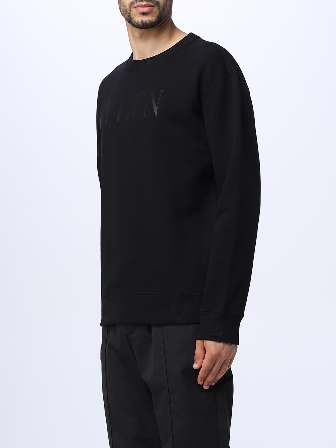 VALENTINO: cotton sweatshirt - Black | Valentino sweatshirt