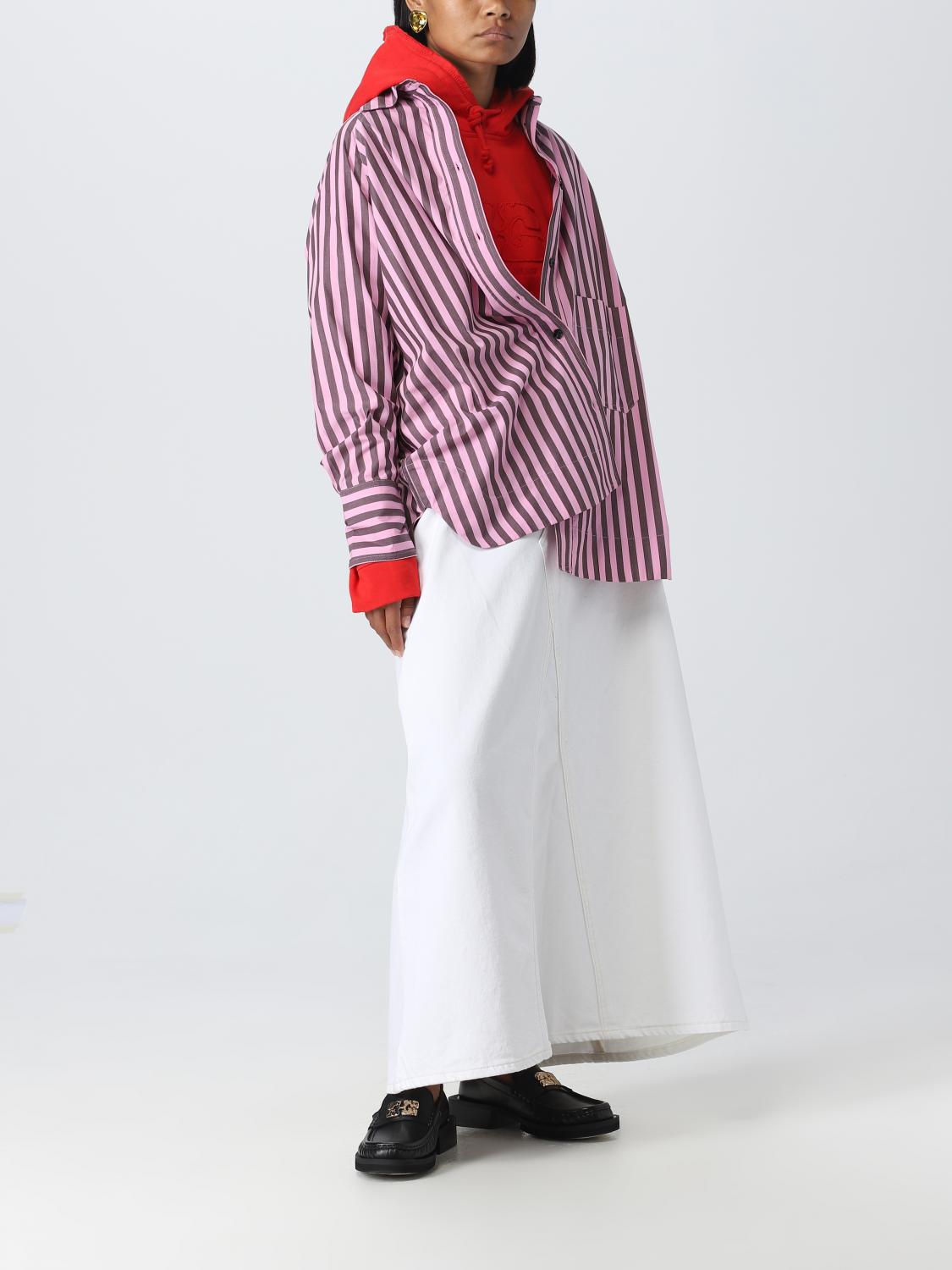 GANNI FALDA: Falda mujer Ganni, Blanco - Img 2