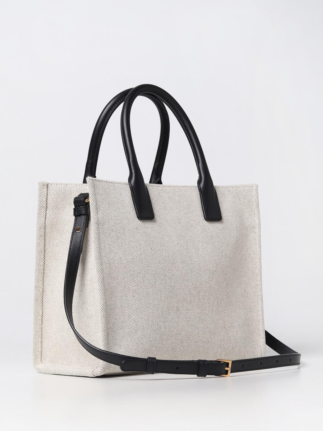 VERSACE BORSA A MANO: Borsa La Medusa Versace in canvas con logo, Corda - Img 2