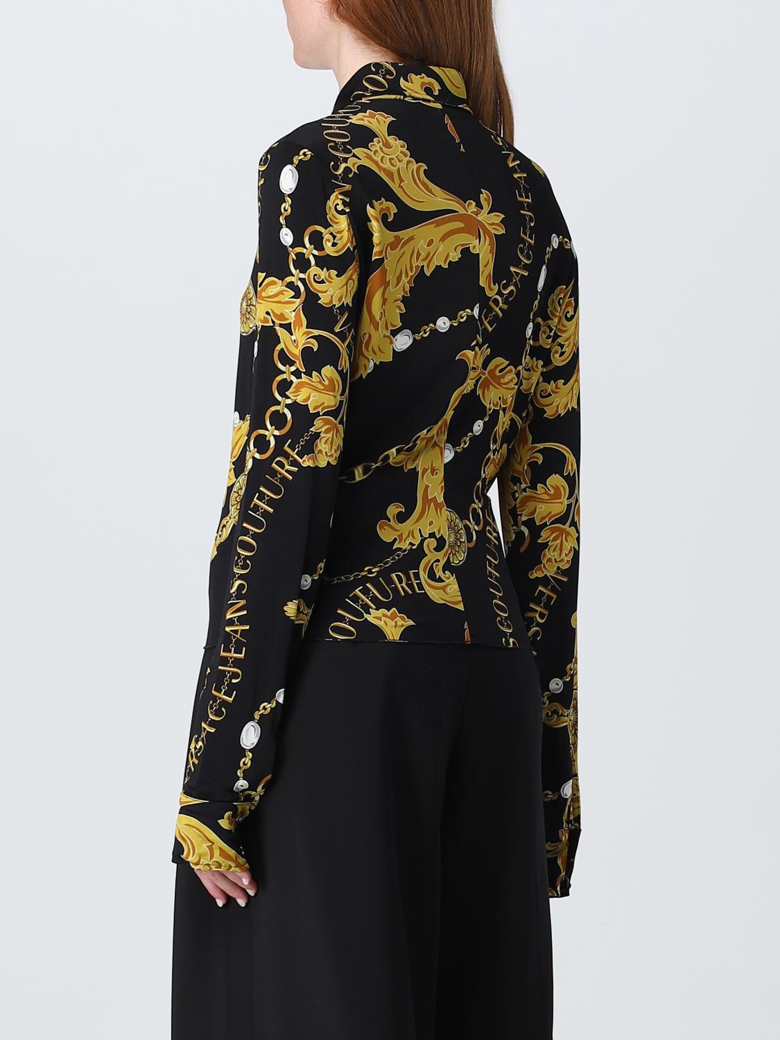 VERSACE JEANS COUTURE CAMISA: Camisa mujer Versace Jeans Couture, Negro - Img 2