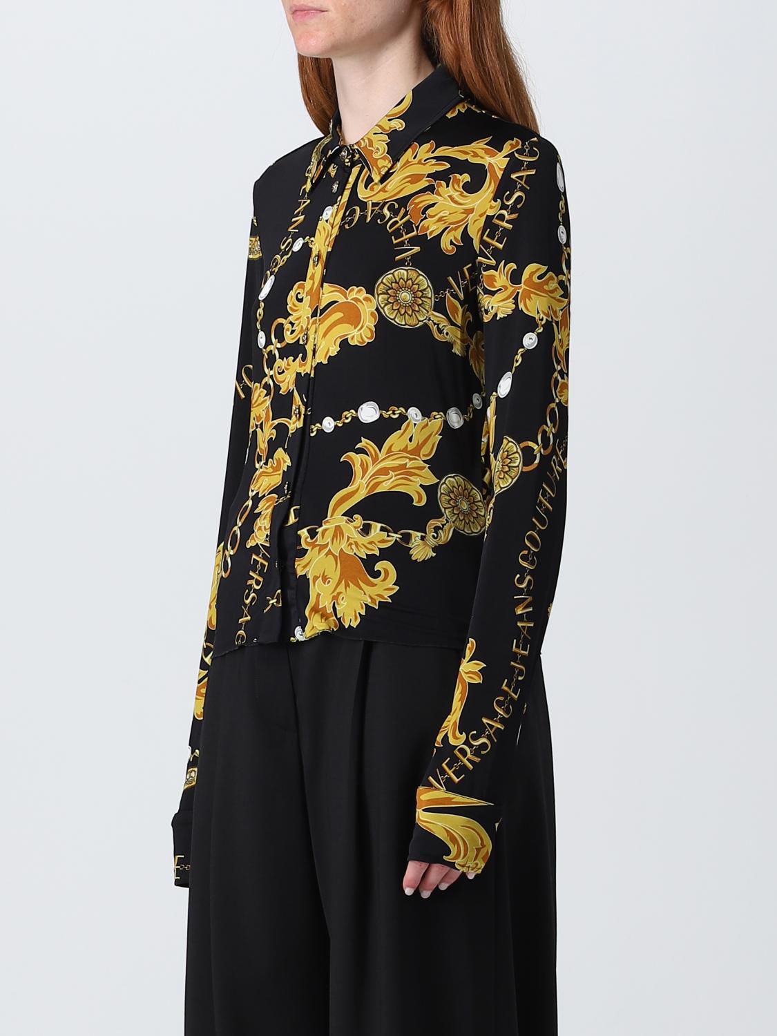 VERSACE JEANS COUTURE CAMISA: Camisa mujer Versace Jeans Couture, Negro - Img 3