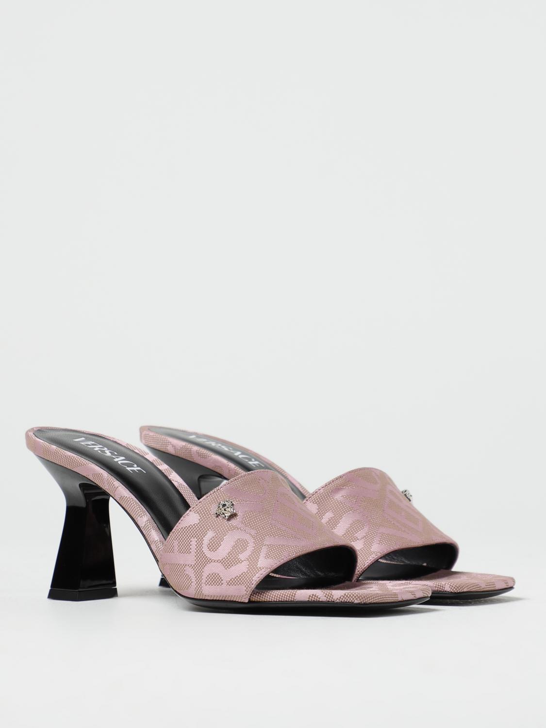 VERSACE SANDALEN MIT ABSATZ: Schuhe damen Versace, Beige - Img 2