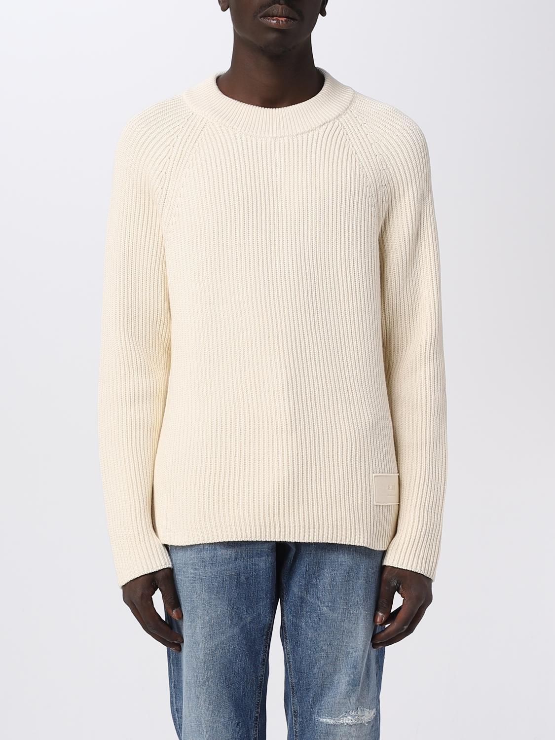 AMI PARIS PULLOVER: Pullover herren Ami Paris, Weiß - Img 1