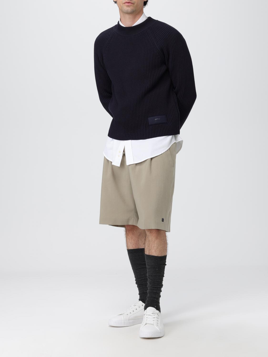 AMI PARIS PULL: Pull homme Ami Paris, Bleu - Img 2