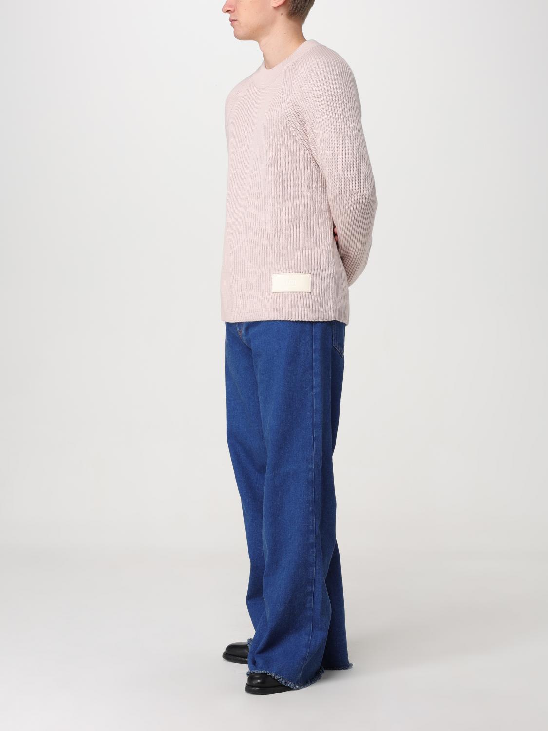 AMI PARIS PULL: Pull homme Ami Paris, Rose - Img 2