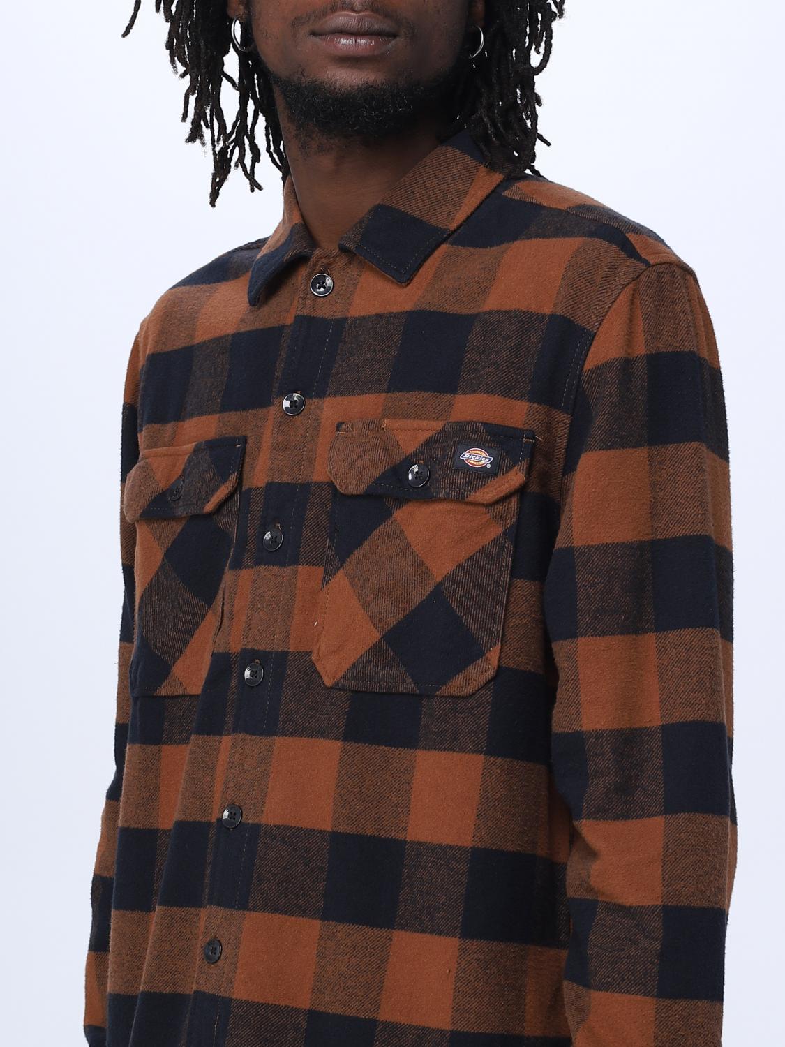 DICKIES CAMISA: Camisa hombre Dickies, Marrón - Img 3