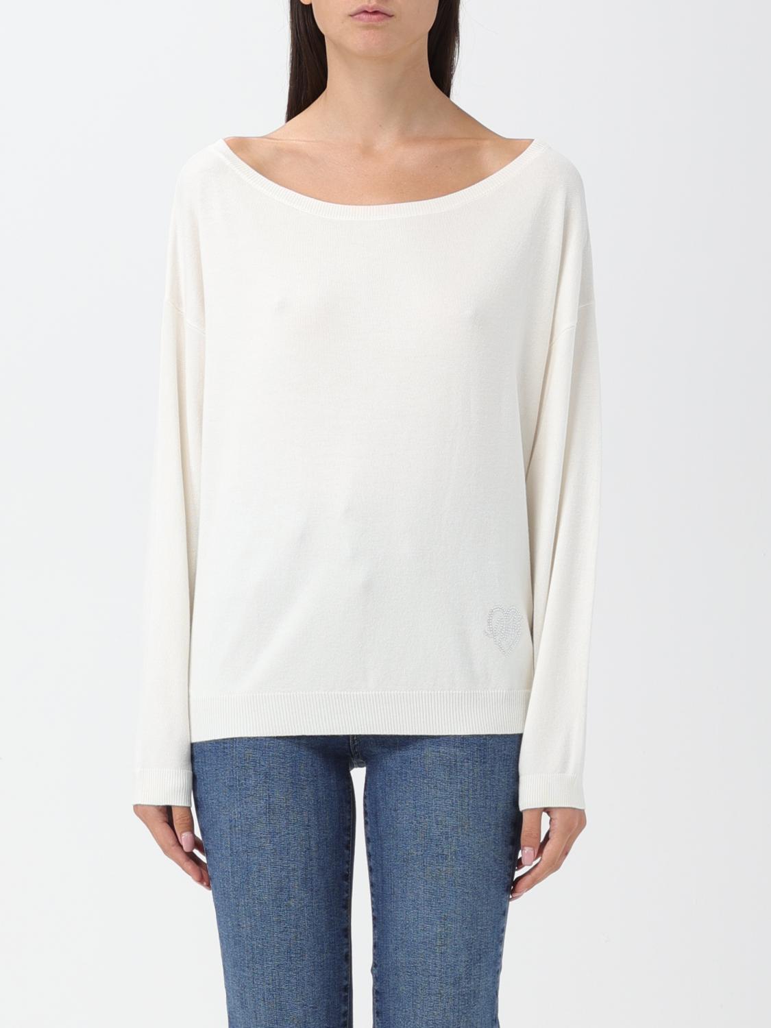 LIU JO PULLOVER: Pullover damen Liu Jo, Weiß - Img 1