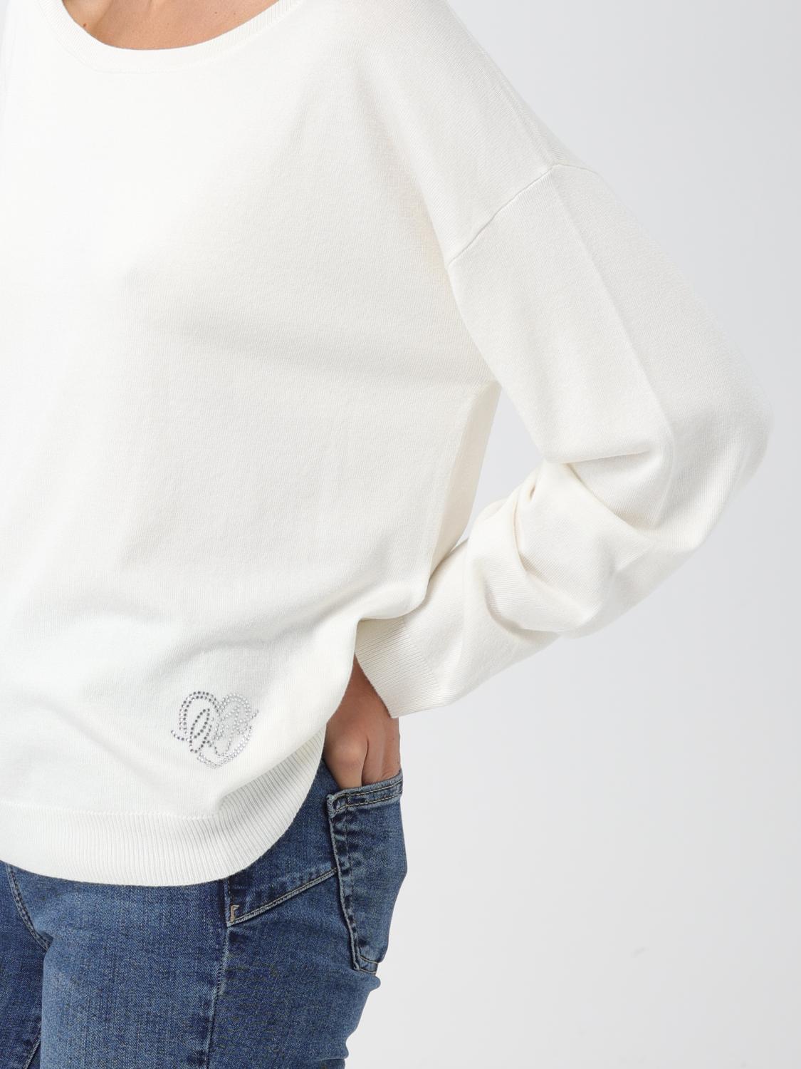 LIU JO PULLOVER: Pullover damen Liu Jo, Weiß - Img 3