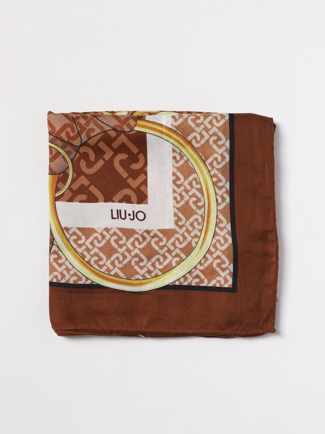 スカーフ LIU JO Woman Scarf Camel 2F3142T0300 00070 Liu Jo Outlet: Neck scarf woman - Camel | Liu Jo scarf