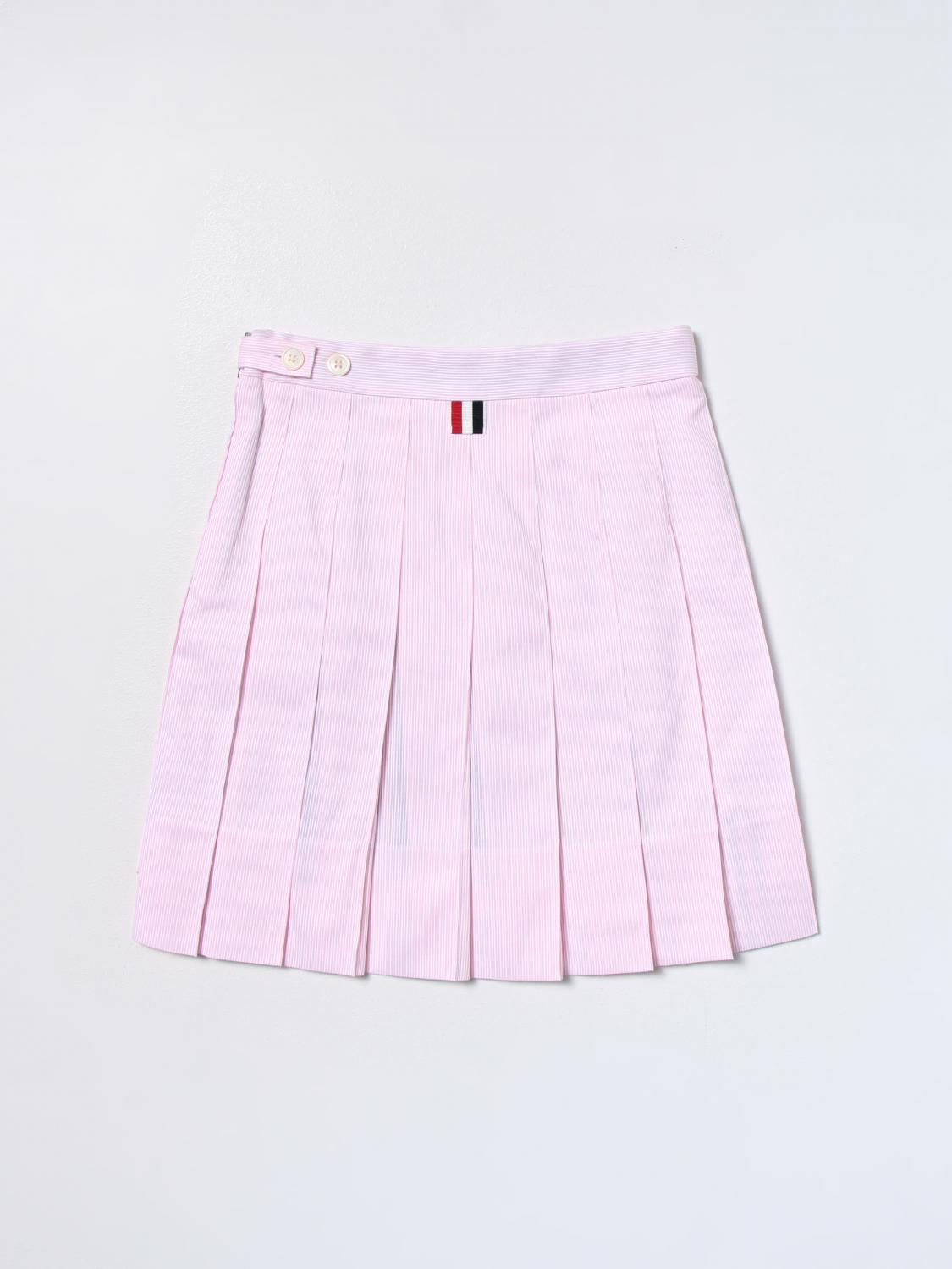 THOM BROWNE SKIRT: Thom Browne skirt in cotton, Pink - Img 2