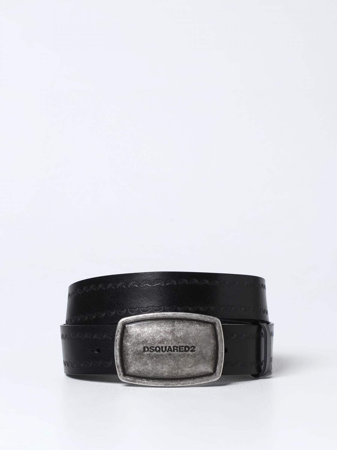 DSQUARED2 ベルト: ベルト メンズ Dsquared2, ブラック - Img 1