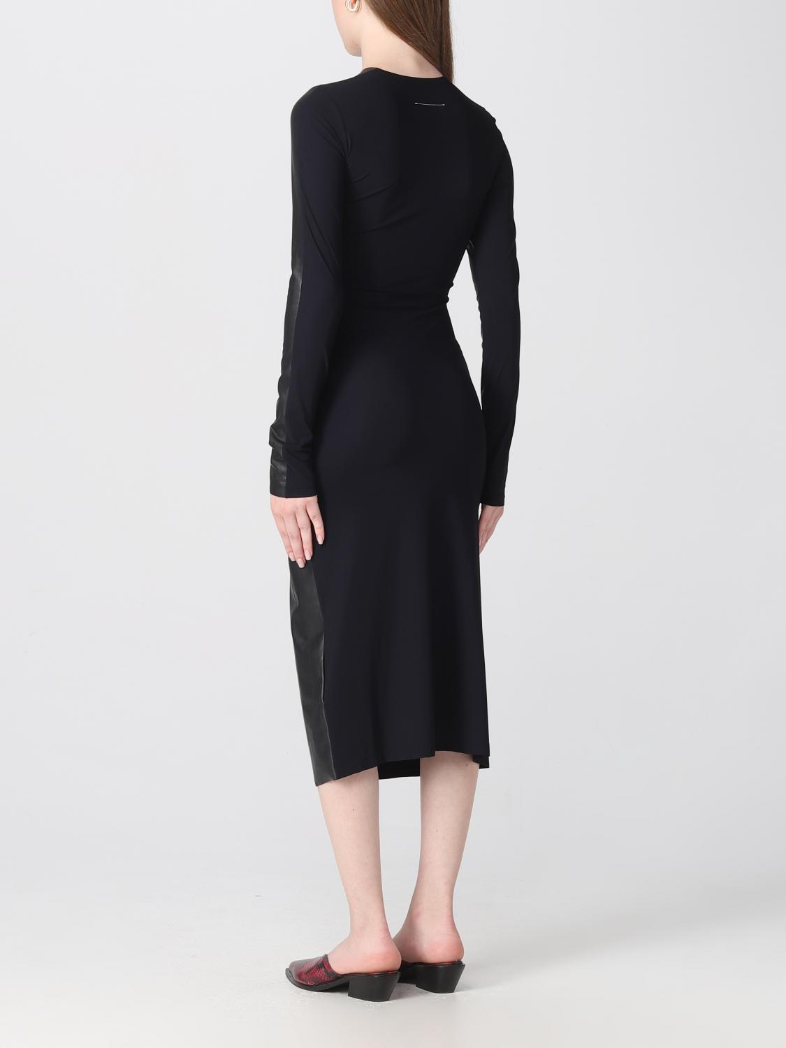 MM6 MAISON MARGIELA: Dress woman - Black | Mm6 Maison