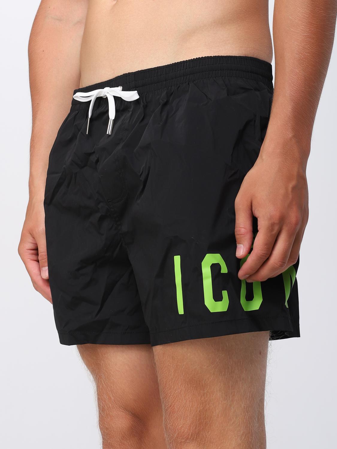 DSQUARED2 BADEMODE: Bademode herren Dsquared2, Schwarz - Img 3