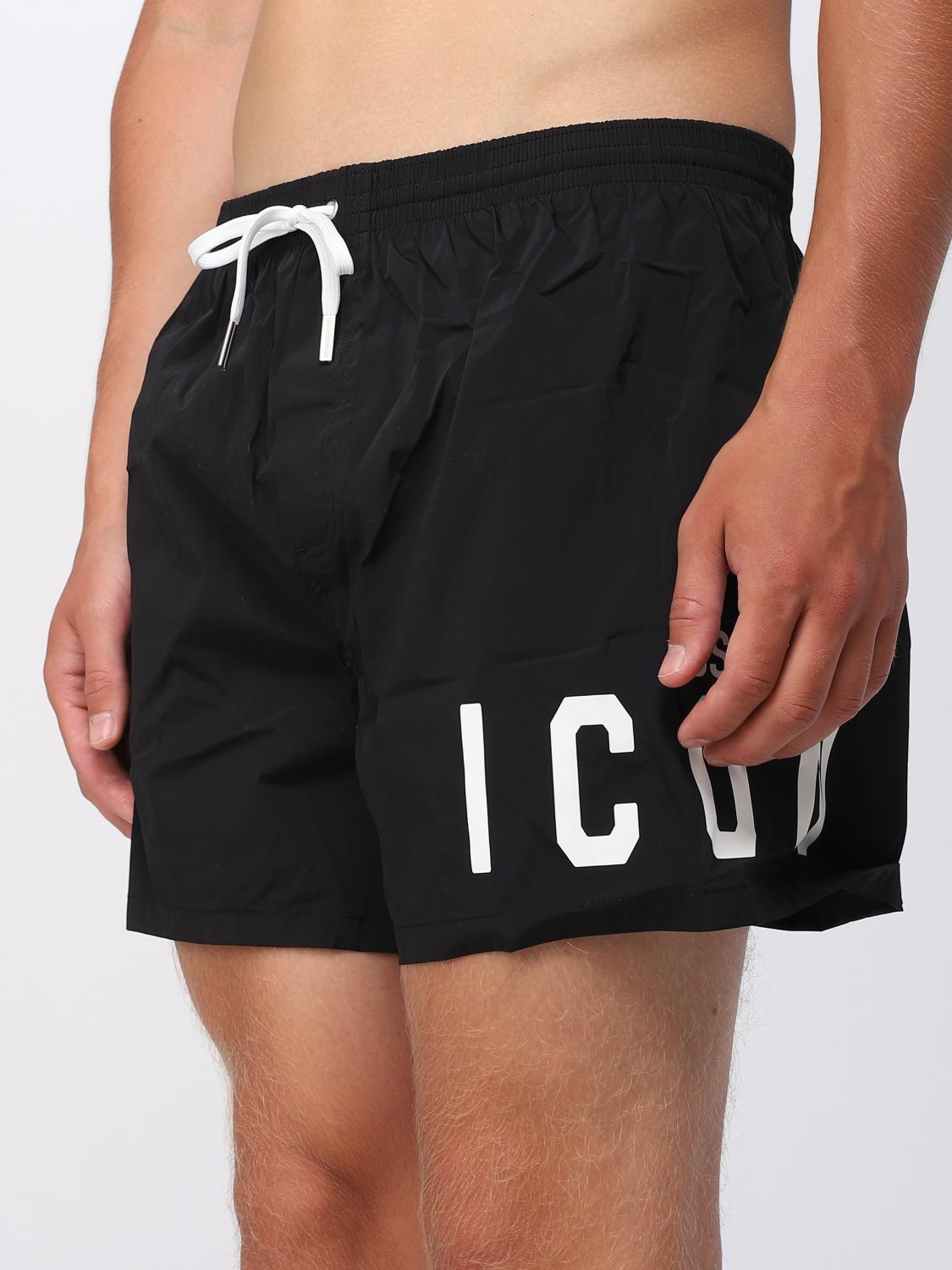 DSQUARED2 BADEMODE: Bademode herren Dsquared2, Schwarz 2 - Img 3