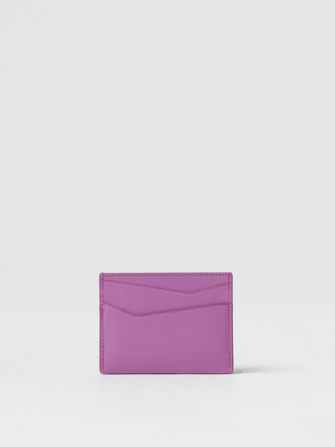 LOEWE PORTAFOGLIO: Portacarte di credito Puzzle Loewe in pelle, Rosa - Img 2