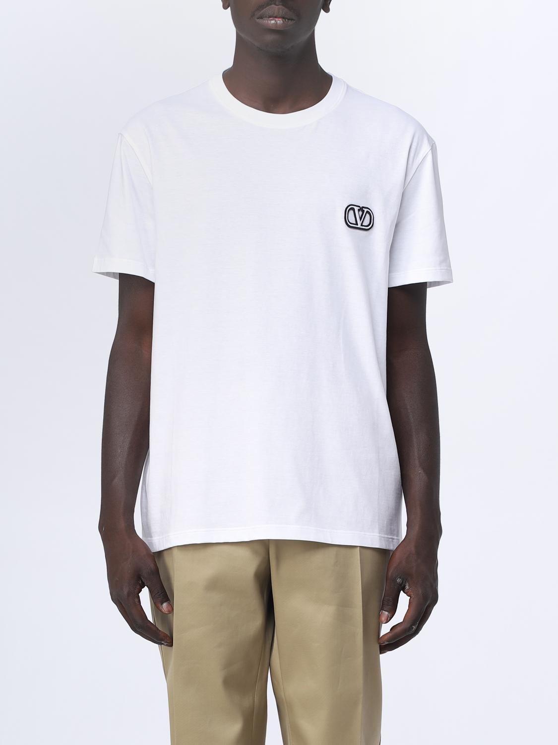 VALENTINO: cotton t-shirt - White | Valentino t-shirt 3V3MG10V9LJ