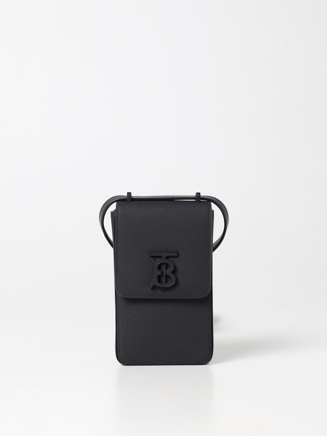 Burberry leather smartphone case - Black | 8069727 | GIGLIO.COM