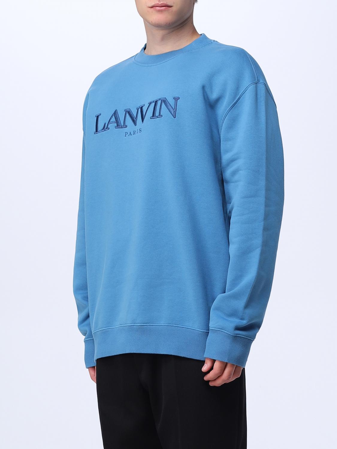 Lanvin スウェットシャツ メンズ - ブルー | RMSS0004J210A23 | GIGLIO.COM