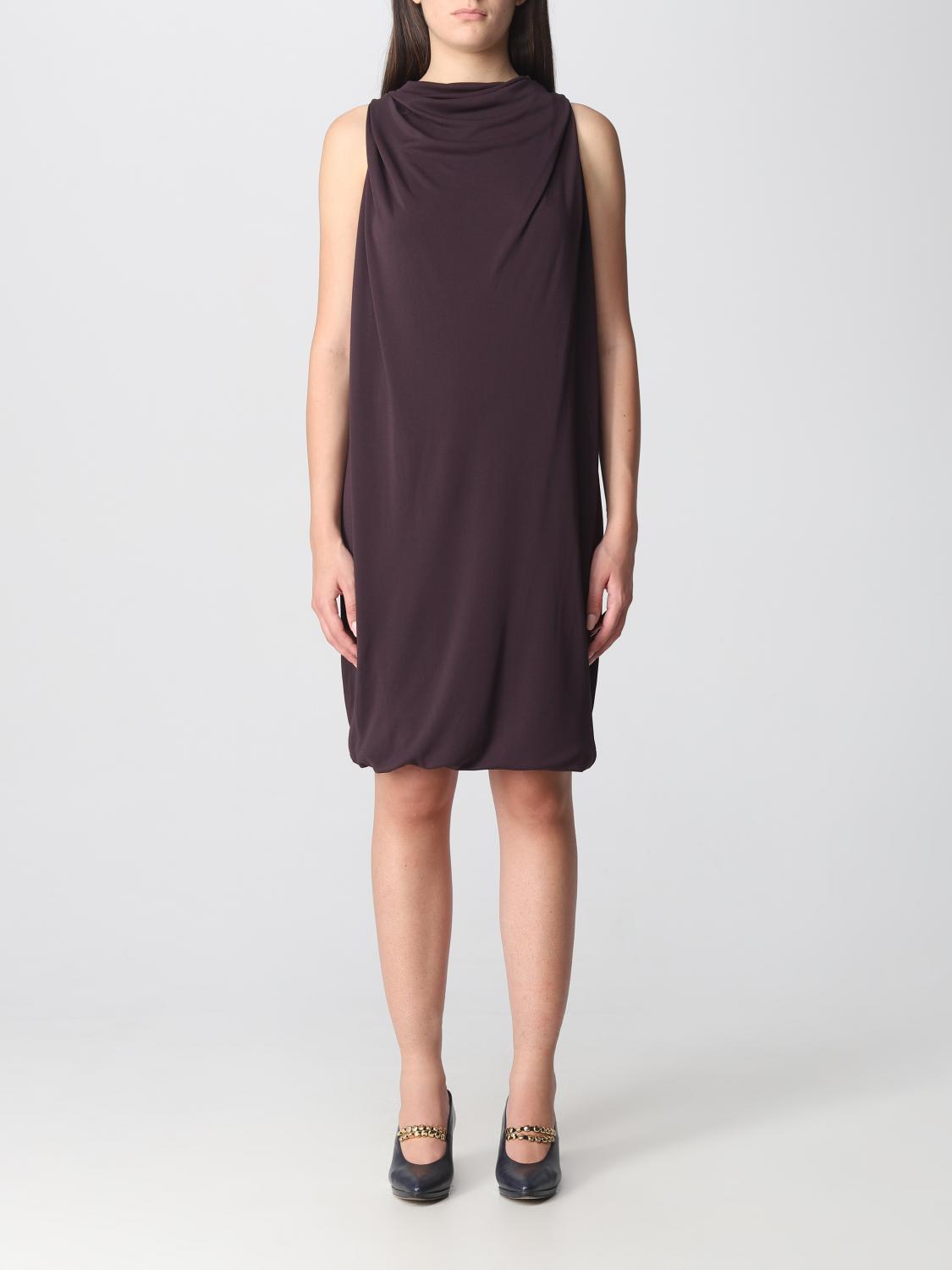ワンピース LANVIN Woman Dress Brown RWDR00184792A23 64 Lanvin Outlet: Dress woman - Black | Lanvin dress