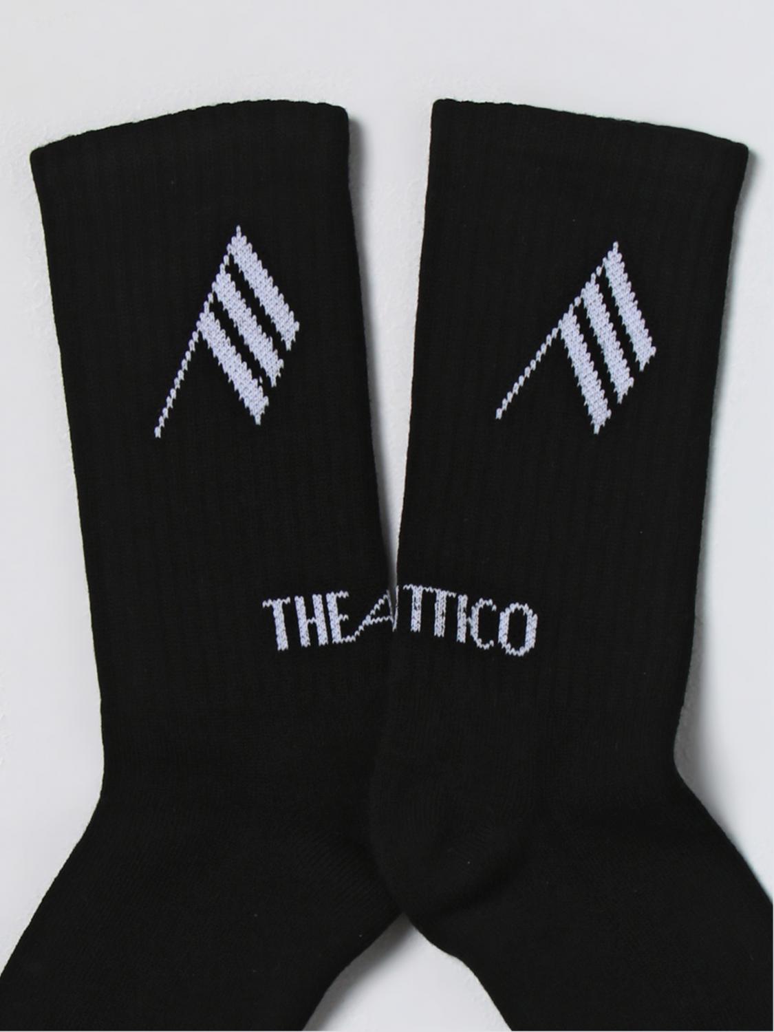 THE ATTICO CALCETINES: Calcetines mujer The Attico, Negro - Img 2