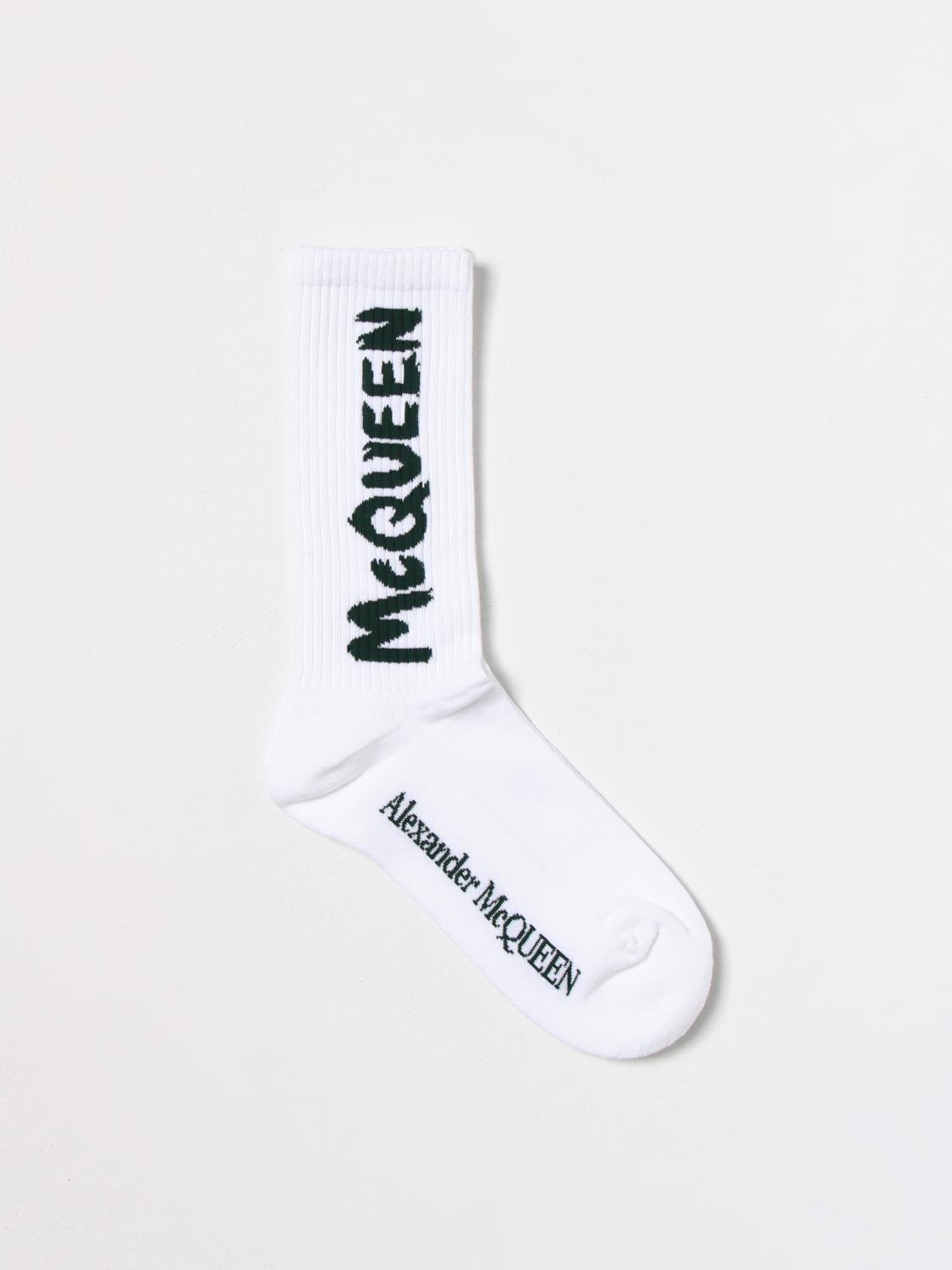 MCQUEEN CALZE: Calze Graffiti McQueen in cotone stretch, Nero - Img 1