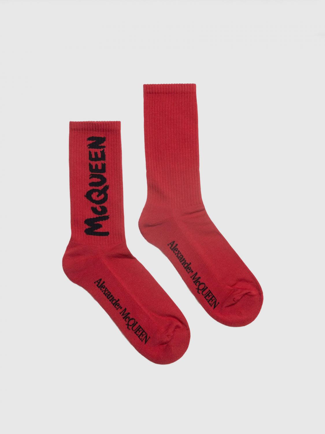 MCQUEEN CALZE: Calze Graffiti McQueen in cotone stretch, Rosso - Img 1