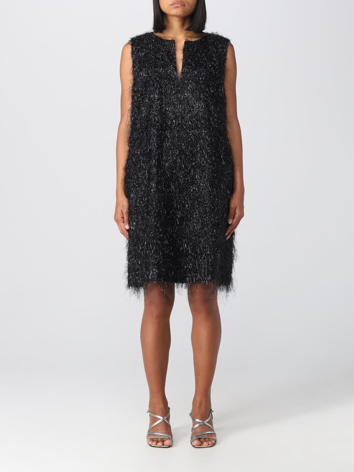 パーティードレス FABIANA FILIPPI ABD213F155 H671 VRU Dresses Black FABIANA FILIPPI Dress in black