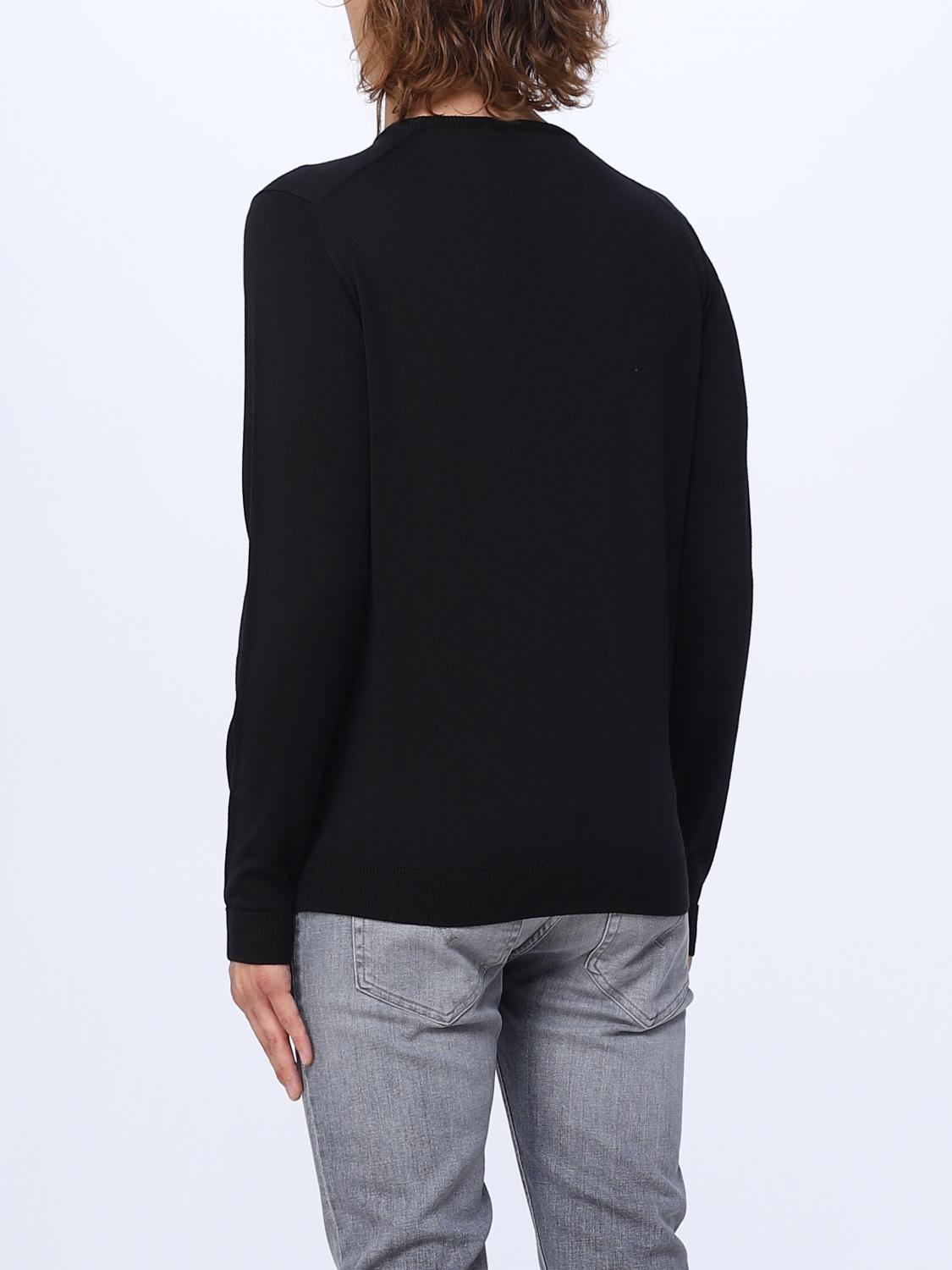 ROBERTO COLLINA PULL: Pull homme Roberto Collina, Noir - Img 2
