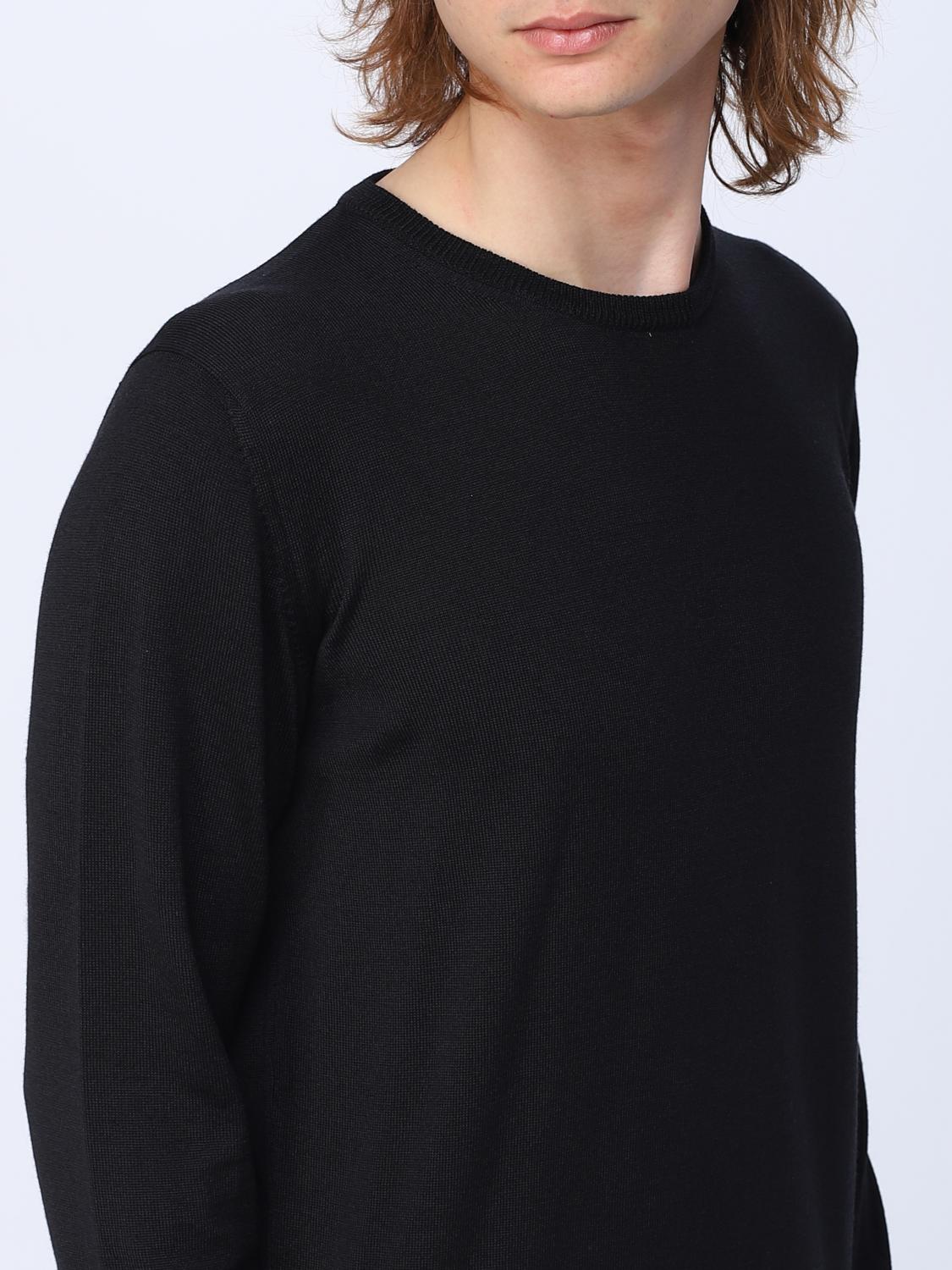 ROBERTO COLLINA PULL: Pull homme Roberto Collina, Noir - Img 3