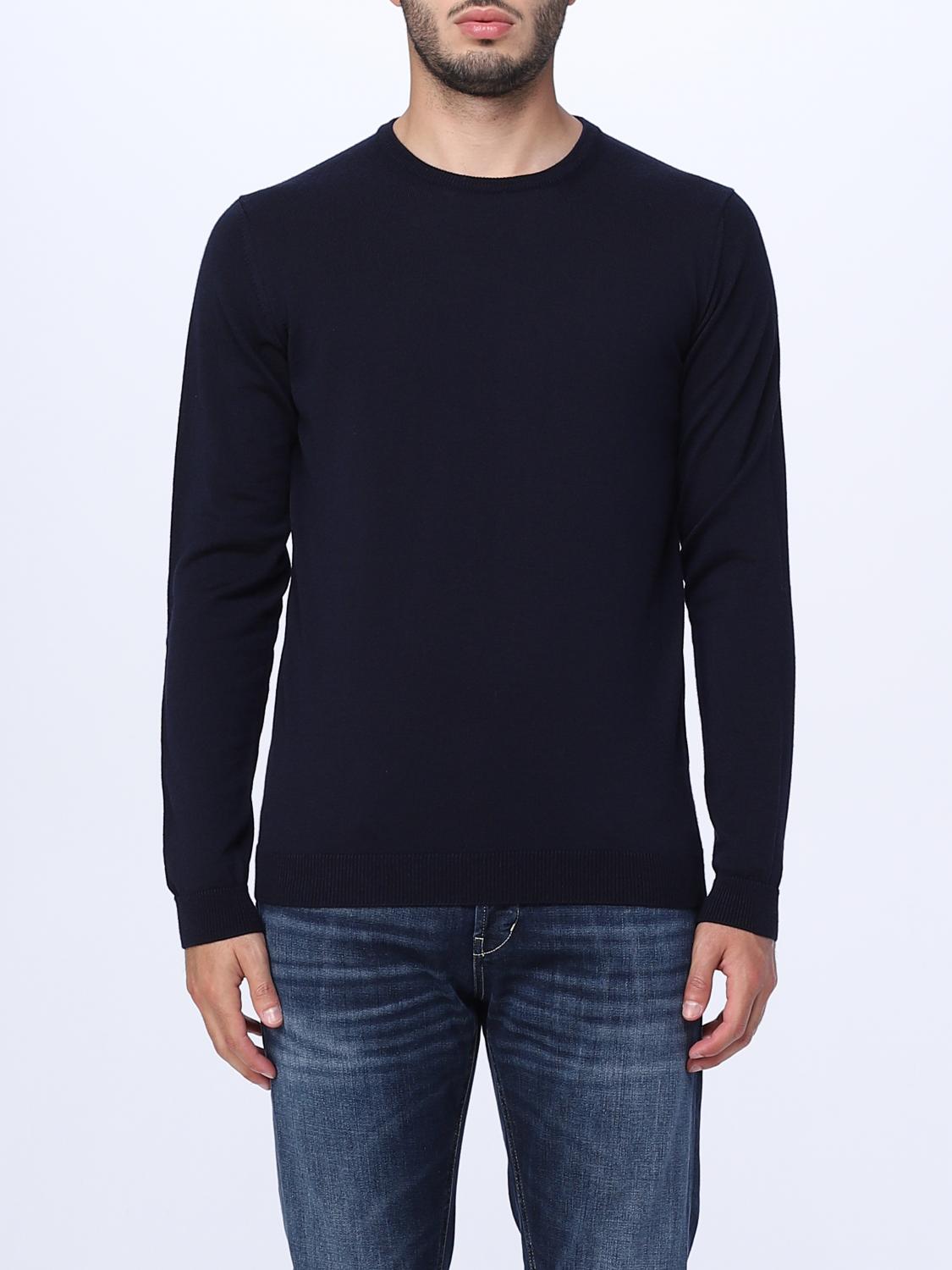 ROBERTO COLLINA PULL: Pull homme Roberto Collina, Bleu - Img 1