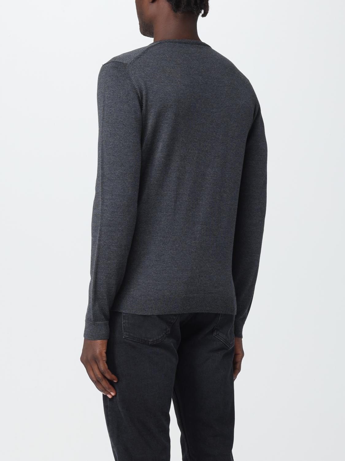 ROBERTO COLLINA PULL: Pull homme Roberto Collina, Gris - Img 2
