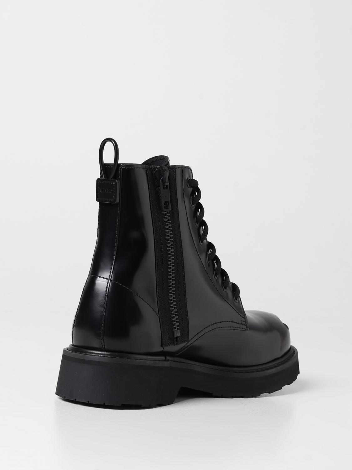 Kenzo ankle boots in brushed leather - Black | FC65BT704L67