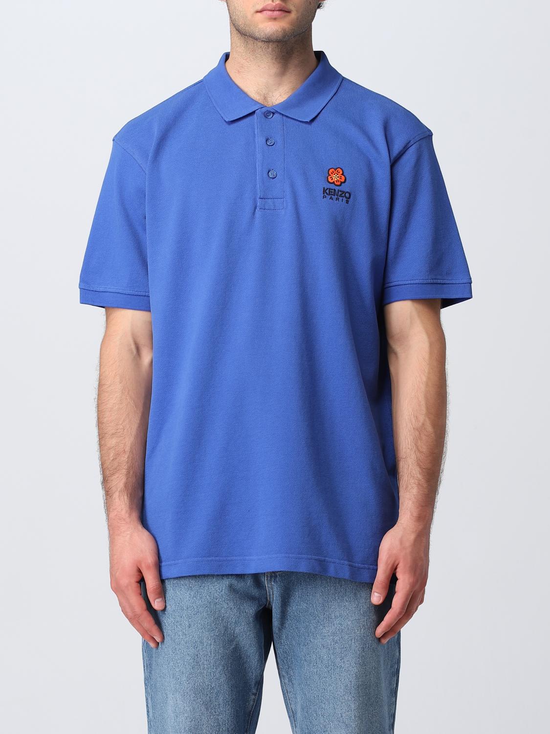 Blue Polo Kenzo Bleu KENZO: Polo Homme Bleu Polo Kenzo