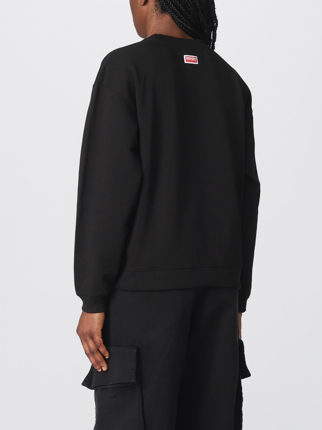 Kenzo Elephant Varsity Jungle sweatshirt in cotton - Black