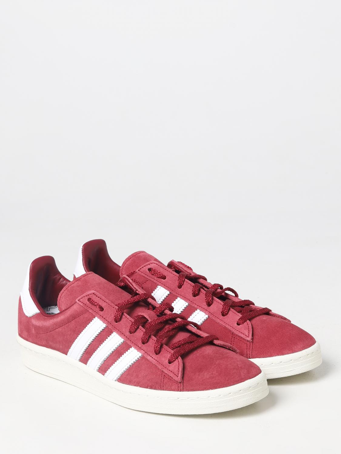 ADIDAS ORIGINALS SNEAKERS: Adidas Originals Campus 80s sneakers in suede, Burgundy - Img 2