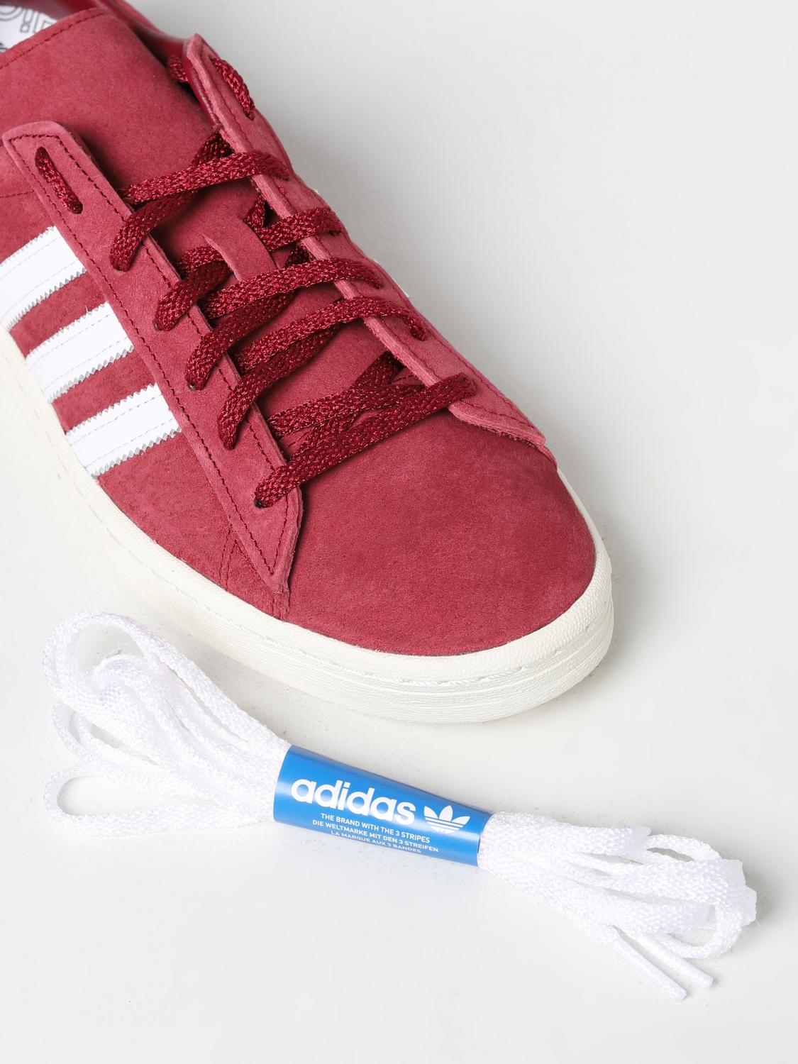 ADIDAS ORIGINALS SNEAKERS: Adidas Originals Campus 80s sneakers in suede, Burgundy - Img 4