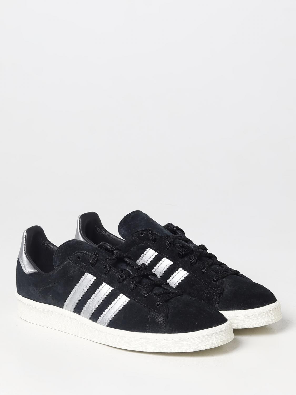 ADIDAS ORIGINALS SNEAKERS: Adidas Originals Campus 80s sneakers in suede, Black - Img 2