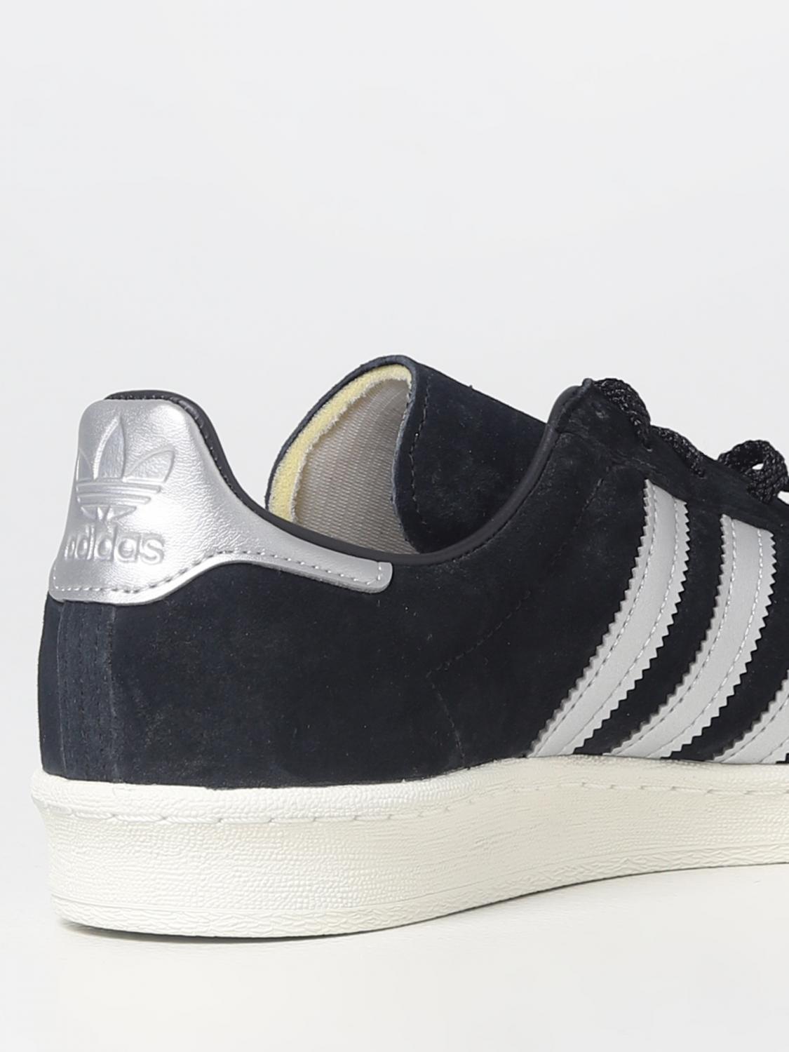 ADIDAS ORIGINALS SNEAKERS: Adidas Originals Campus 80s sneakers in suede, Black - Img 3