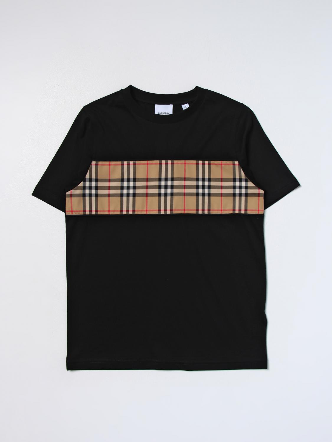 Burberry t shirt kids grey online