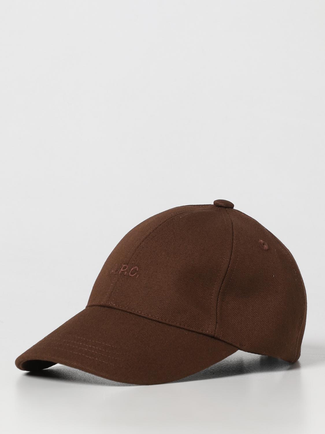 A.P.C. CAPPELLO: Cappello Charlie A.P.C. in cotone, Marrone - Img 1