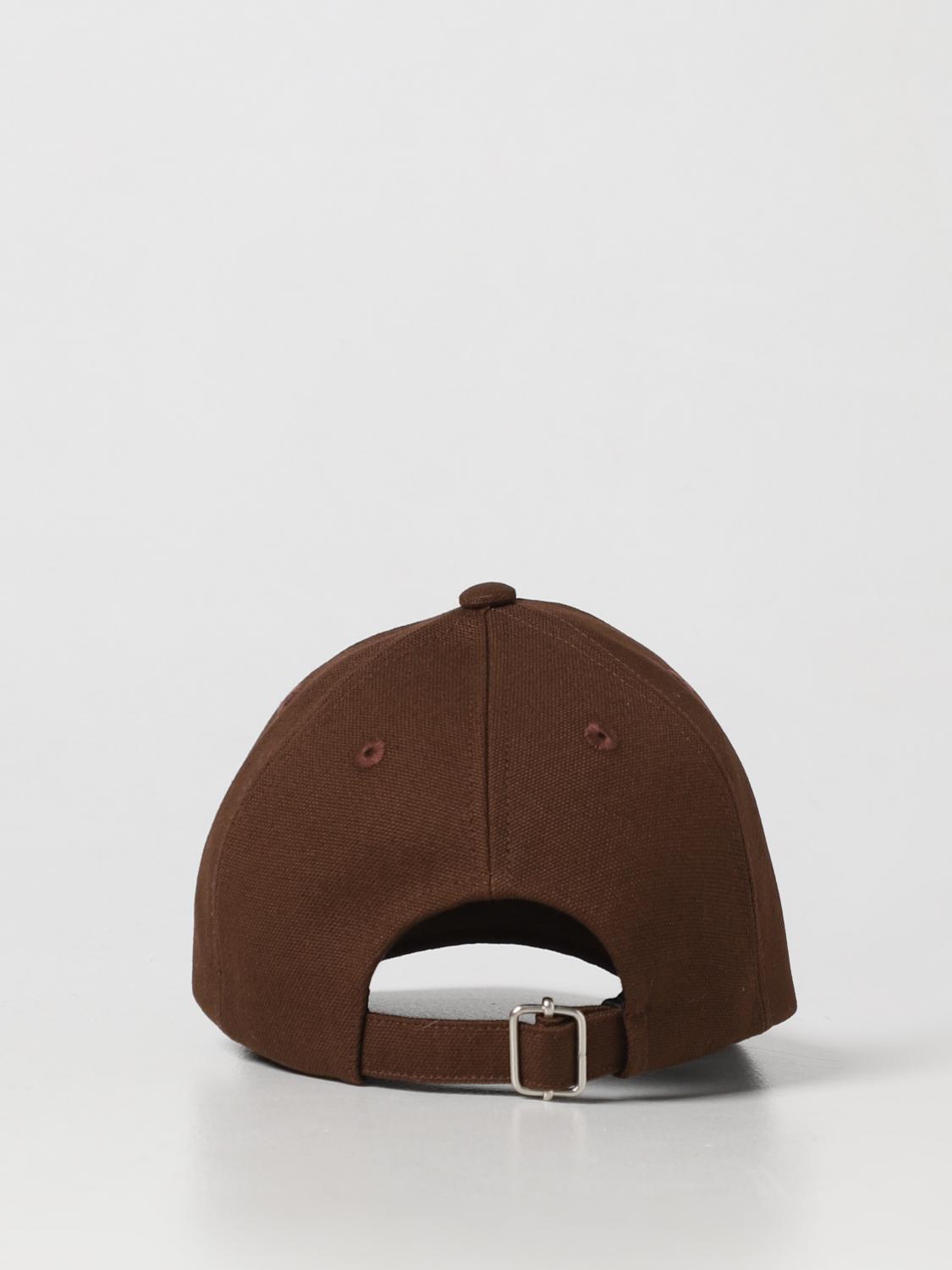 A.P.C. CAPPELLO: Cappello Charlie A.P.C. in cotone, Marrone - Img 3