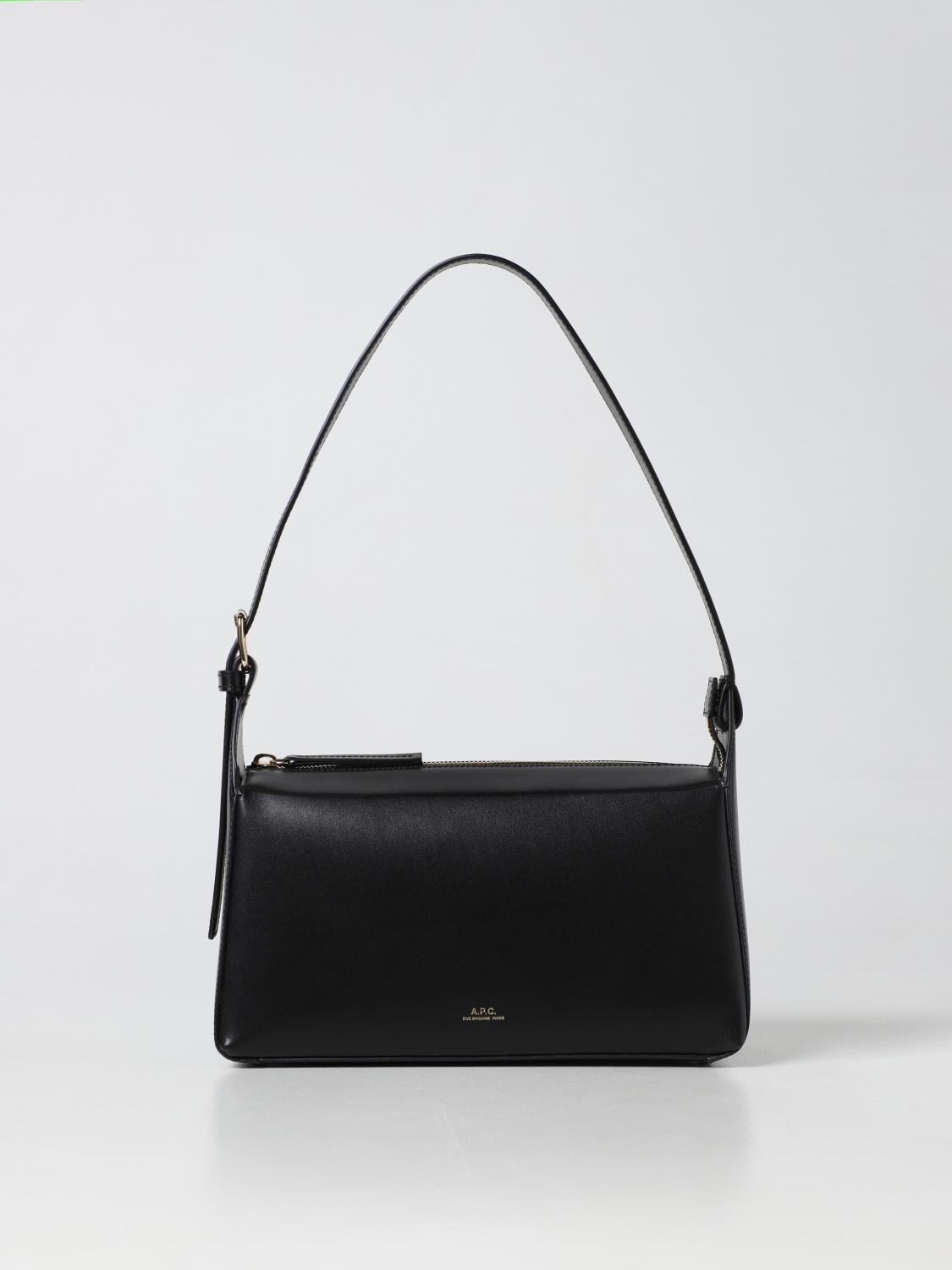 A.P.C. SHOULDER BAG: Shoulder bag woman A.P.C., Black - Img 1