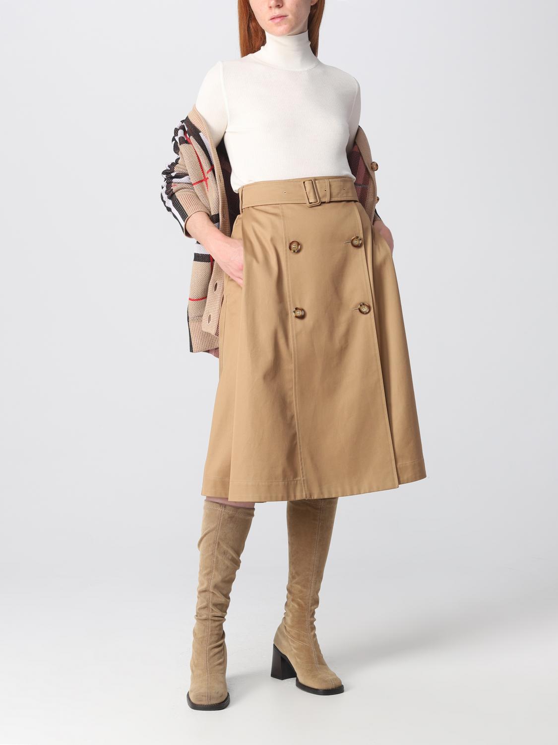 BURBERRY PULLOVER: Pullover damen Burberry, Beige - Img 2