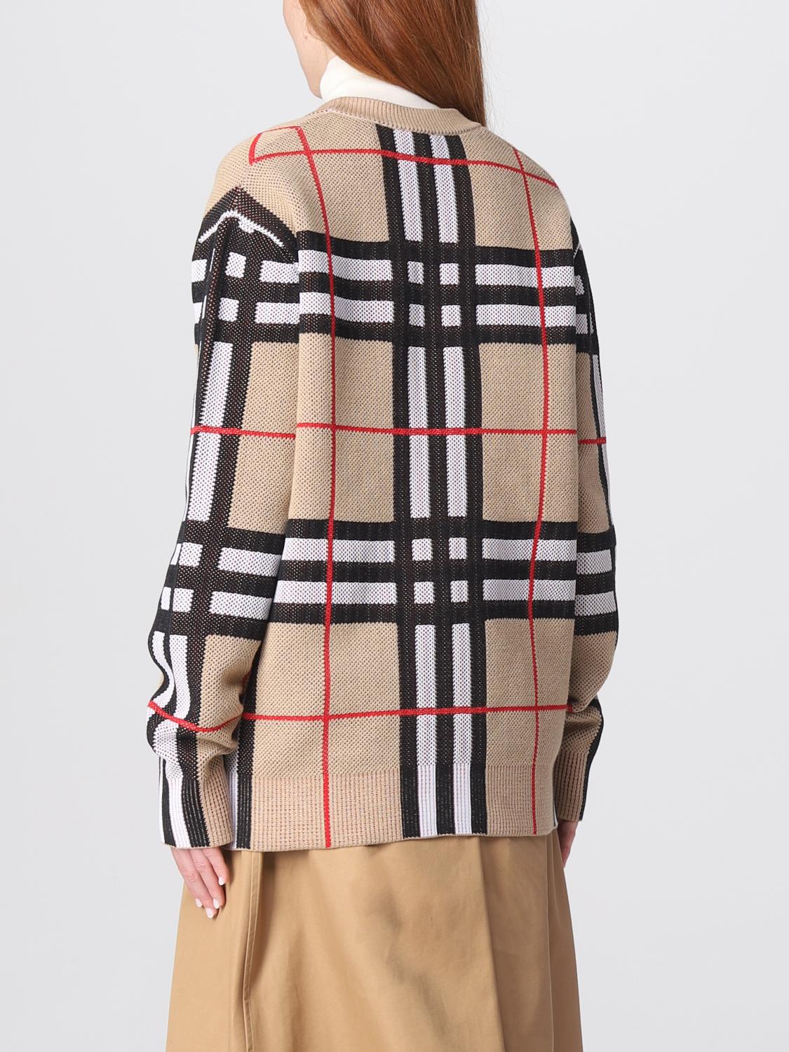 BURBERRY PULLOVER: Pullover damen Burberry, Beige - Img 3
