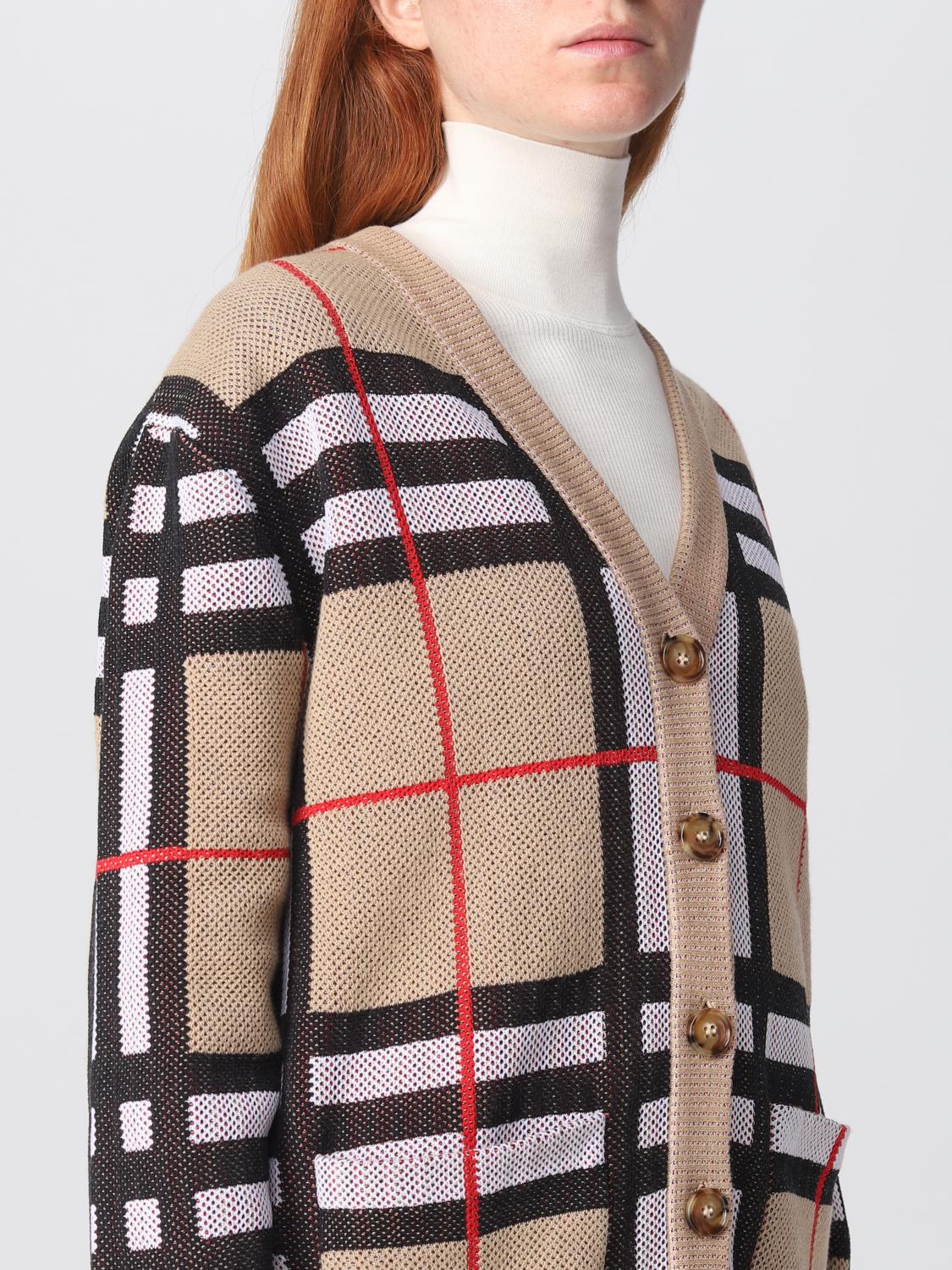 BURBERRY PULLOVER: Pullover damen Burberry, Beige - Img 5