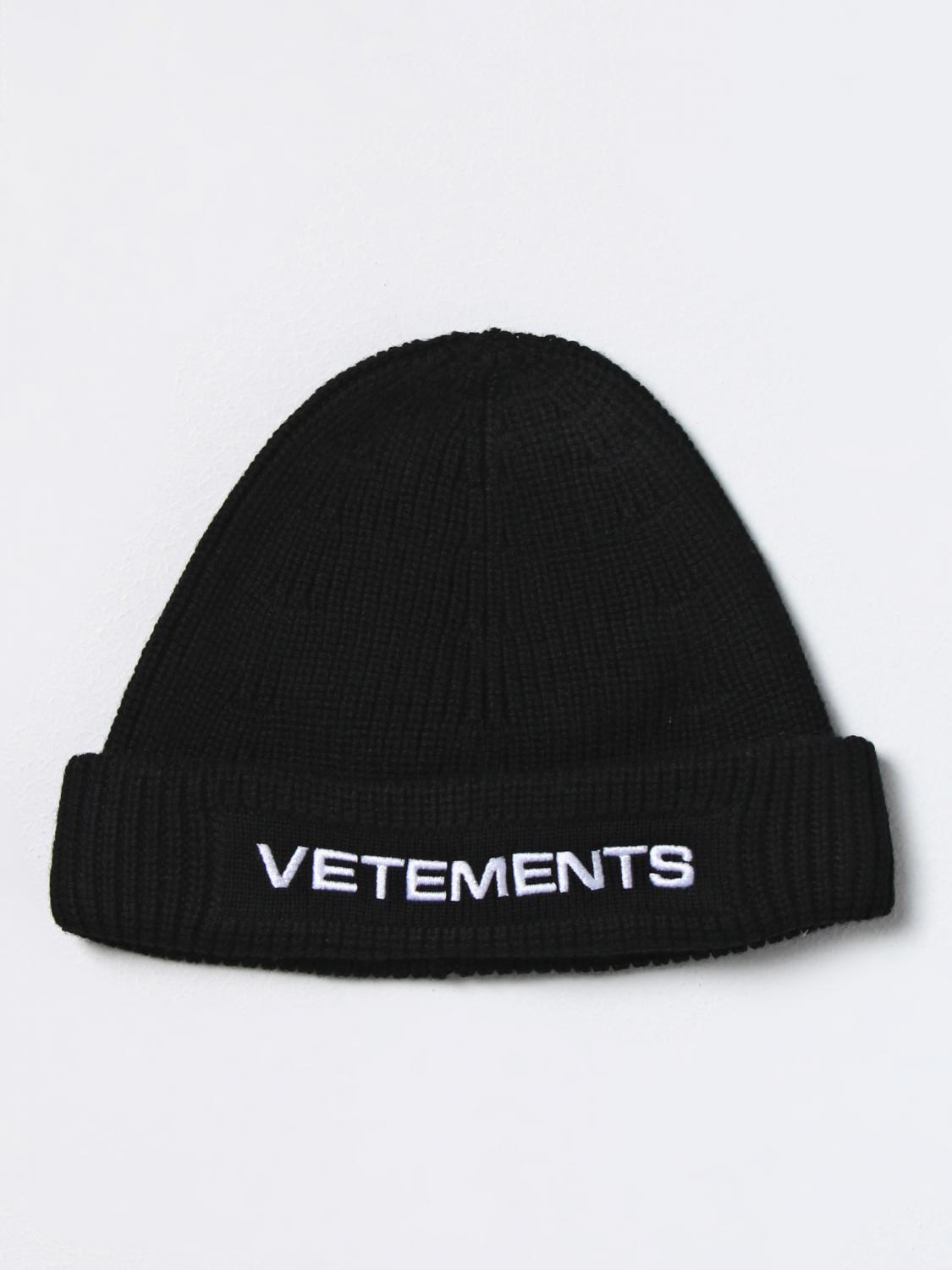 VETEMENTS HAT: Hat men Vetements, Black - Img 1