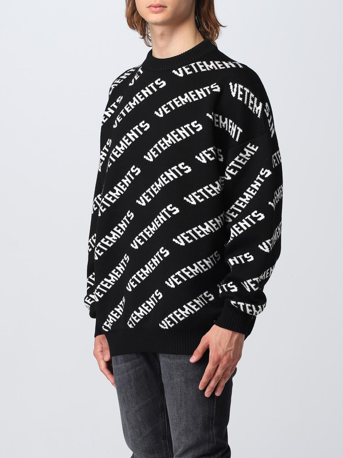 VETEMENTS PULL: Pull homme Vetements, Noir - Img 4