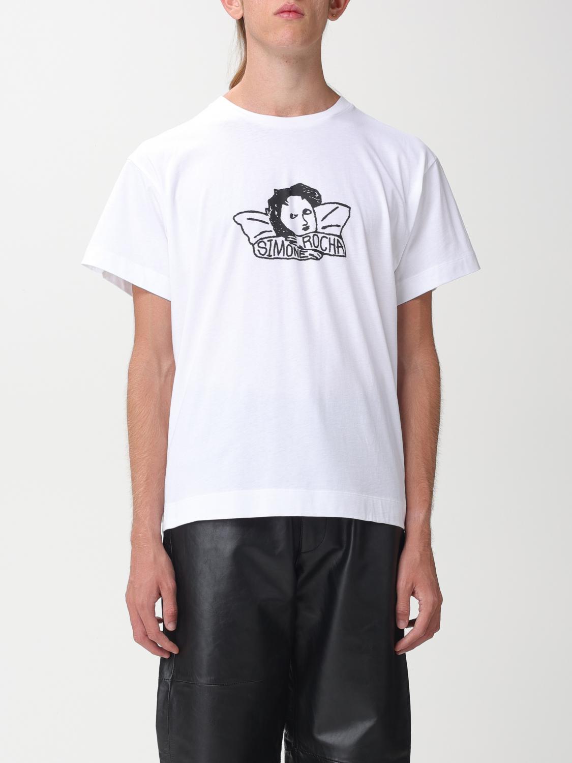 SIMONE ROCHA：Tシャツ メンズ - ホワイト | GIGLIO.COMオンラインの 