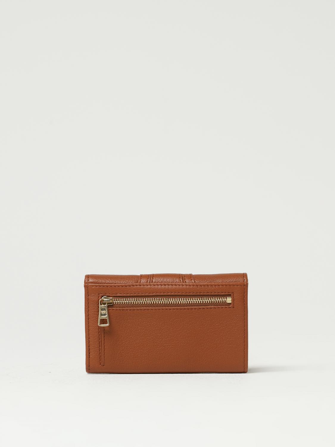 SEE BY CHLOÉ BORSA A MANO: Portafoglio Hana See by Chloé in pelle con anello e charm, Marrone - Img 3