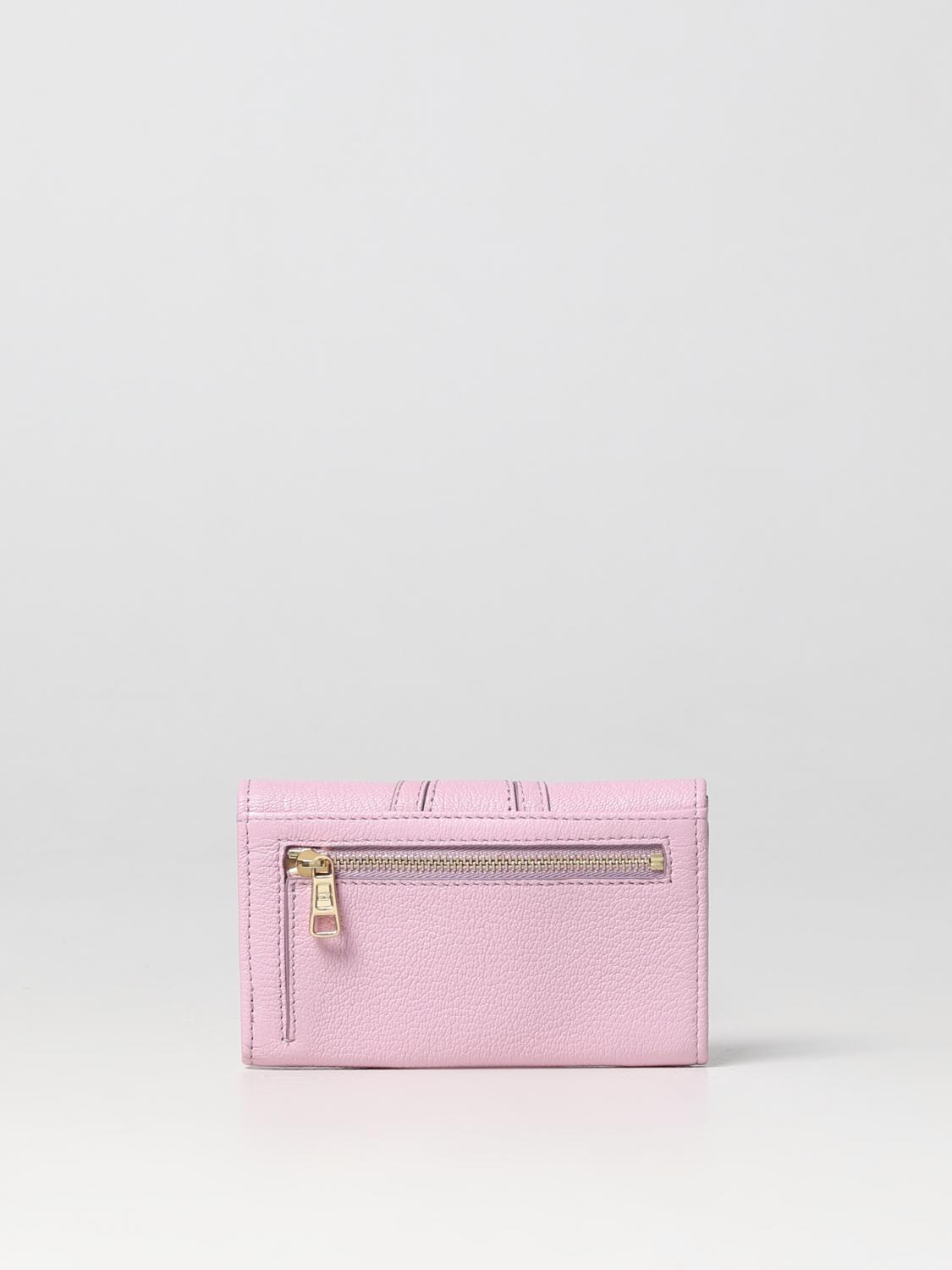 SEE BY CHLOÉ BORSA A MANO: Portafoglio Hana See by Chloé in pelle con anello e charm, Lilla - Img 3